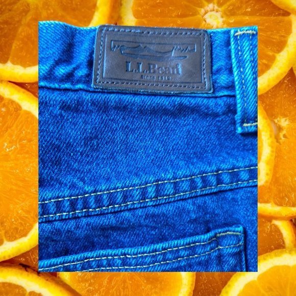 LL Bean Fleece Lined Relaxed Fit Jeans‎ Size 14 - Picture 2 of 4